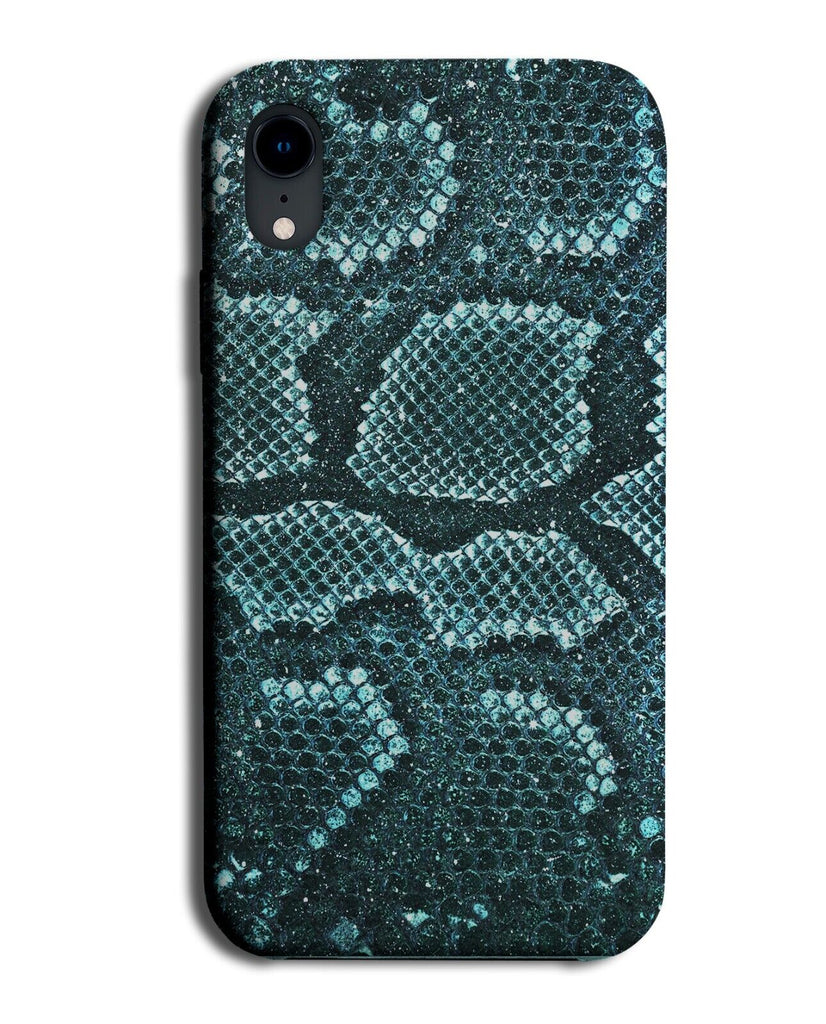 Turquoise Green Snake Skin Phone Case Cover Reptiles Scales Print Snakes CE72
