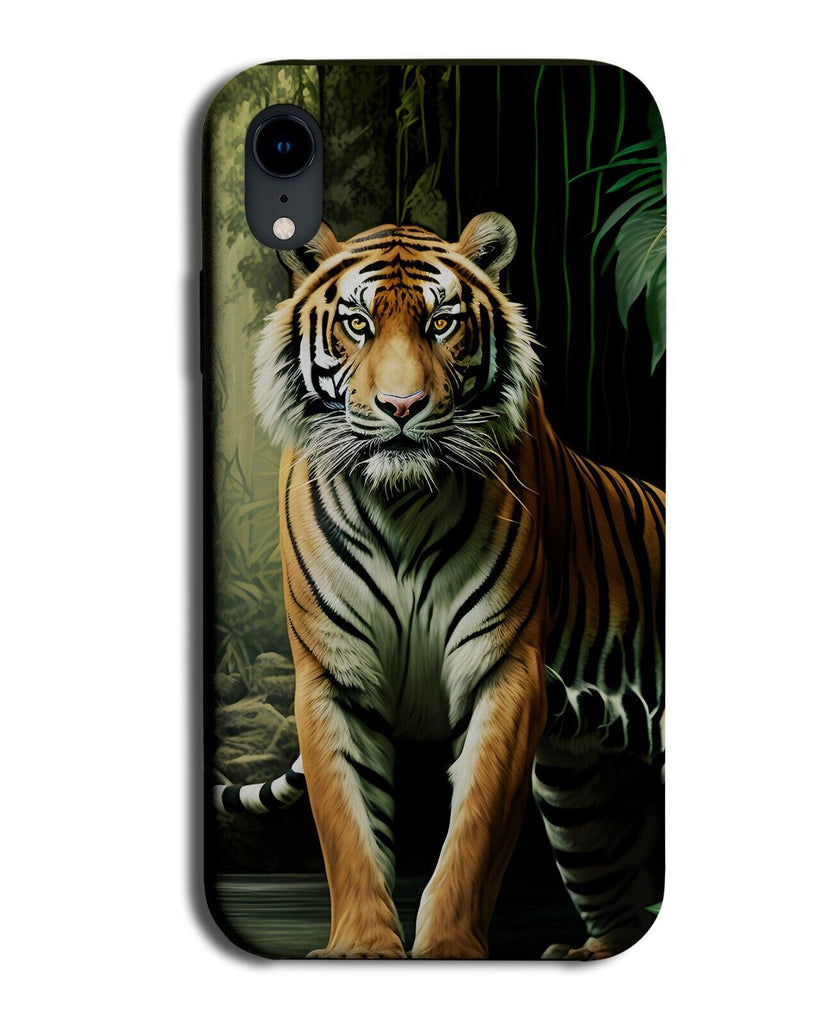 Dark Artistic Photograph Of Tiger Phone Case Cover Orange Black Portrait CS15