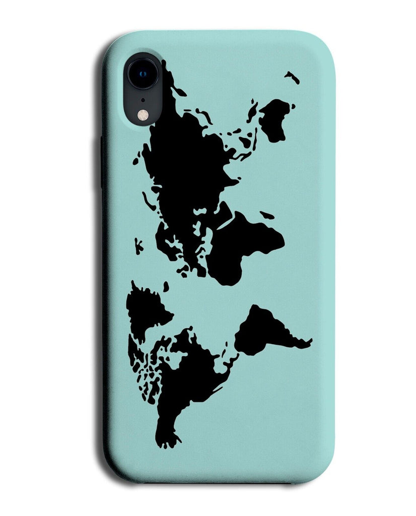 Baby Blue Boys World Map Phone Case Cover Atlas Maps Globe Globes Mens His Q921
