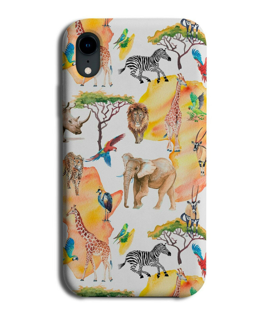 Animals From Africa Phone Case Cover South North West East African Wildlife H284