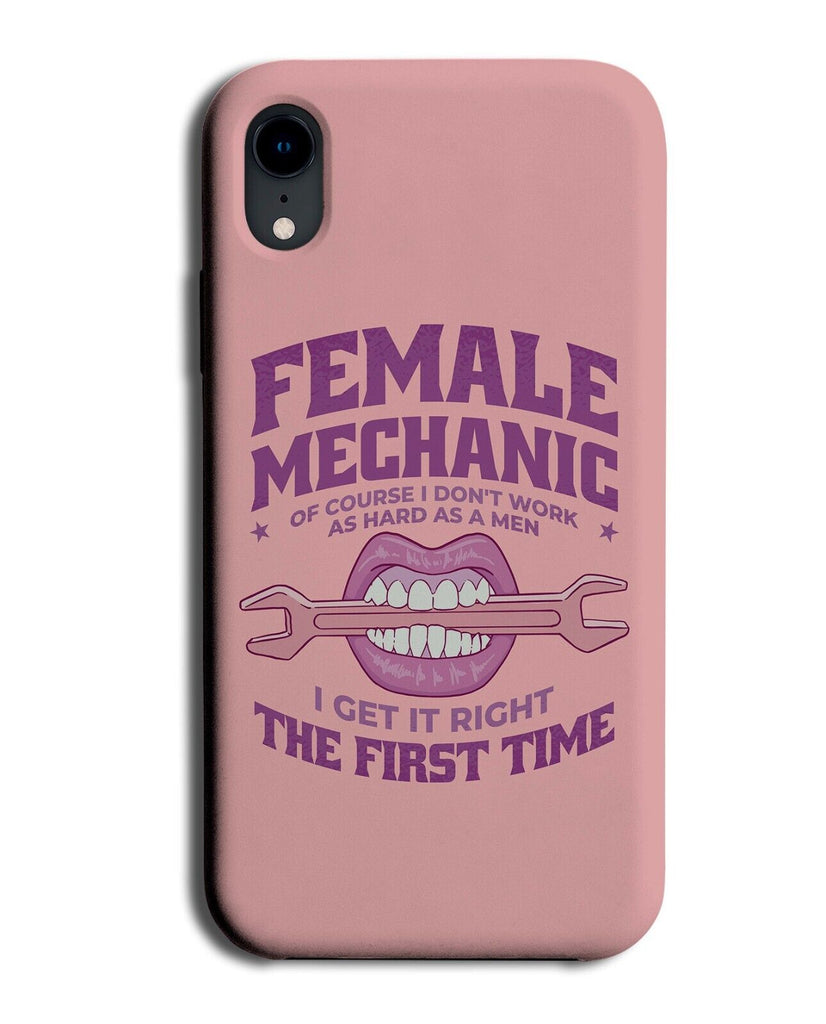 Female Mechanic Phone Case Cover Gift Present Girl Girls Woman Lover Of Cars 708