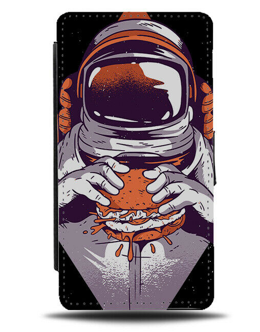Astronaught Space Burger Phone Cover Case Funny Burgers Hamburger Suit J077