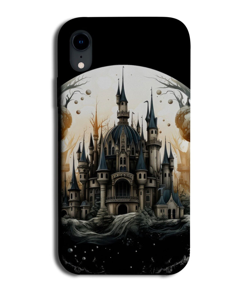 Gothic Castle Phone Case Cover Goth Black Creepy Spooky Halloween Haunting CE86