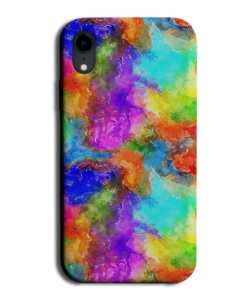 Rainbow Oil Painting Art Print Phone Case Cover Artwork Colours Kids Fun CE27