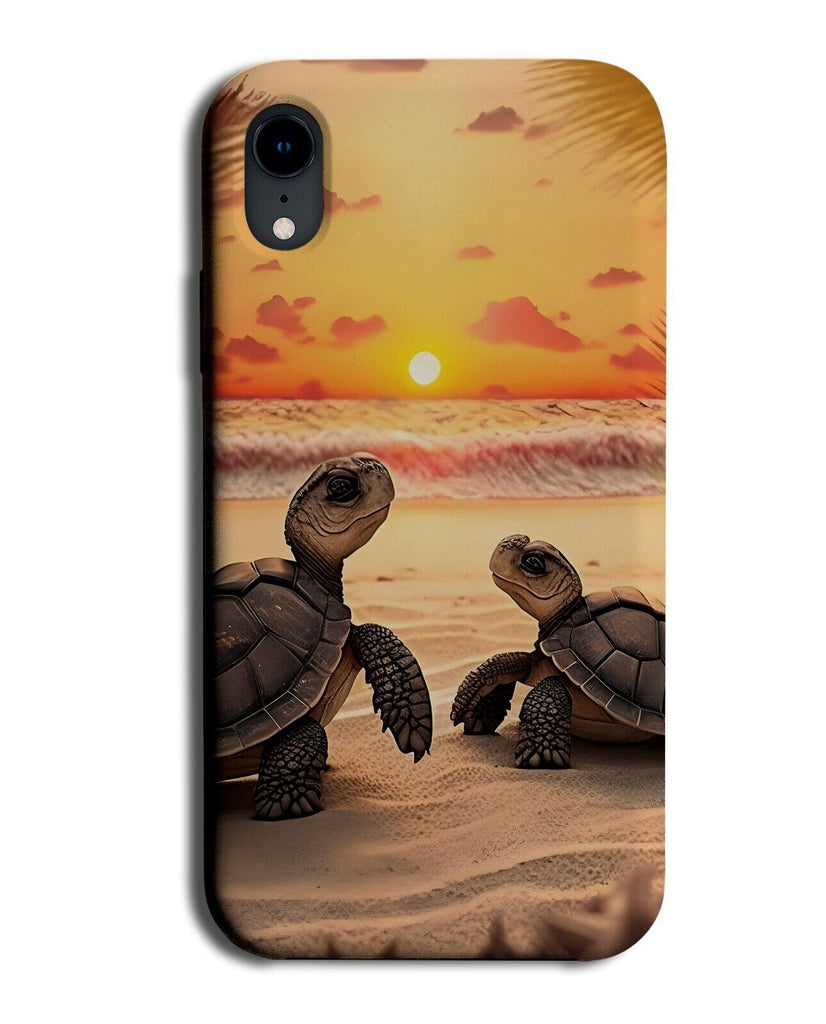Beach Turtles Phone Case Cover On The Beaches Sunset Turtle Tortoise Sandy BV42