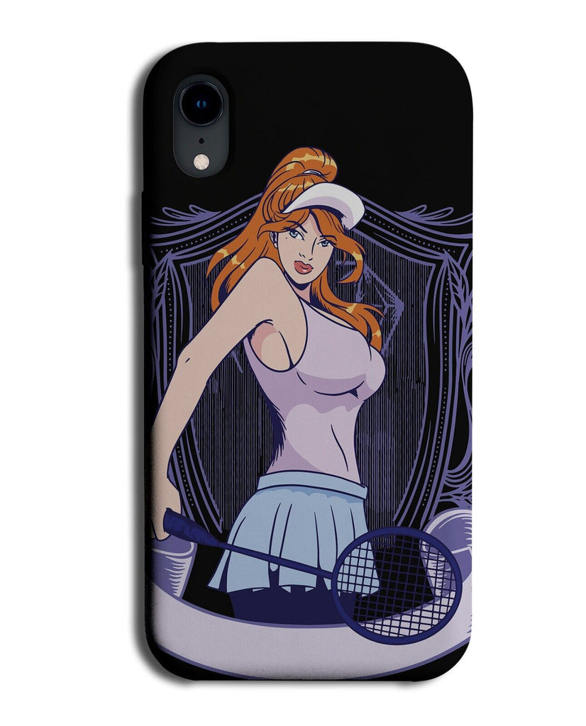 Female Tennis Player Phone Case Cover Girls Girl Womens Woman Pin Up Pink Q043