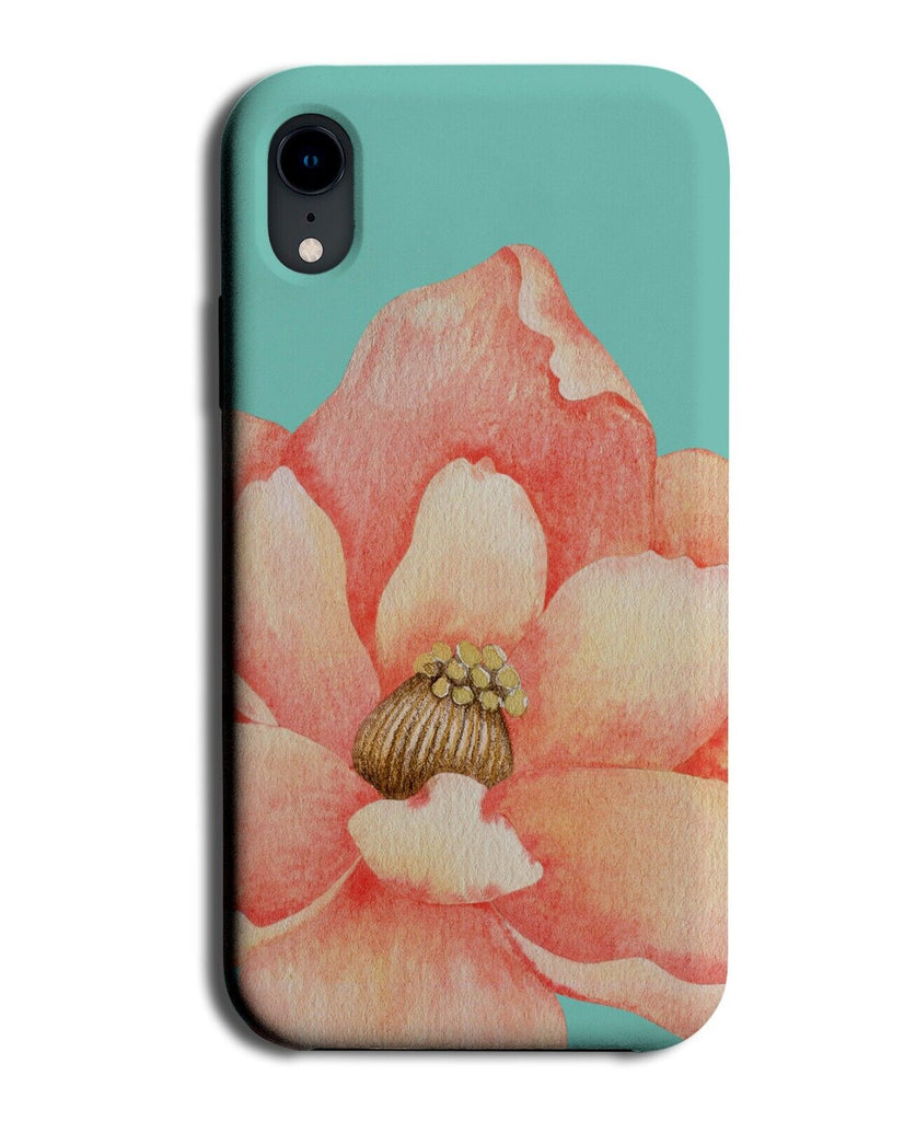 Pink Peach Colour Flower Petal Phone Case Cover Petals Oil Painting Inside BH38