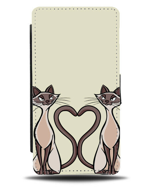 Siamese Cat Twins Phone Cover Case Cats Twinning Cartoon Pet Spynx Picture J115