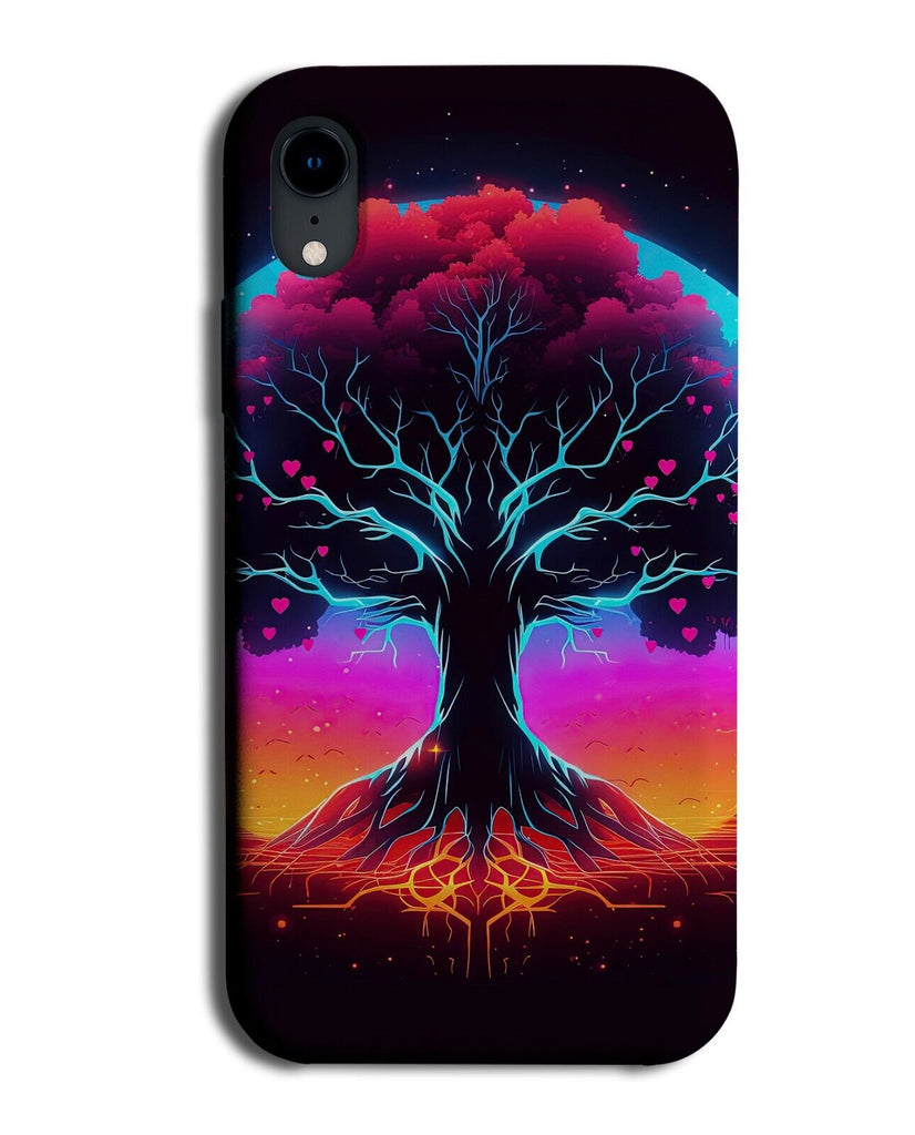 Colourful Tree Of Life Design Phone Case Cover Rainbow Multicolour Earth DB98