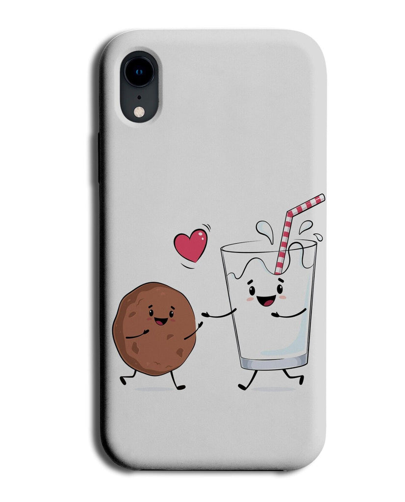 Cookie and Milk Phone Case Cover Cookies Milks Food Partnership Biscuit BJ04