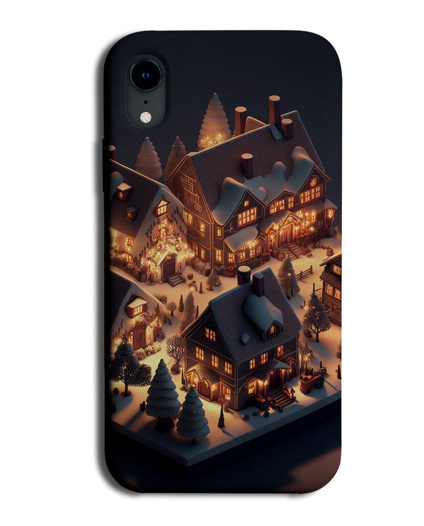 Christmas Villages Houses Phone Case Cover Xmas Town Decorations Homes Home CW04