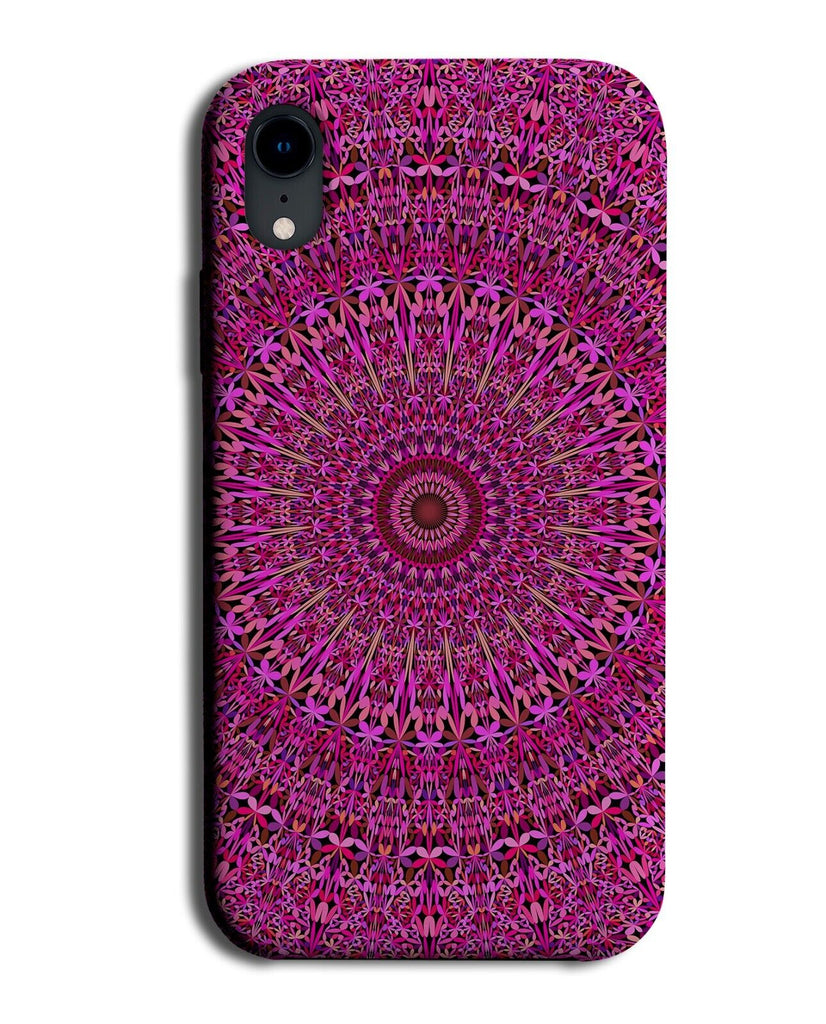 Purple and Pink Mandala Pattern Phone Case Cover Peace Mandalas Circles CN25