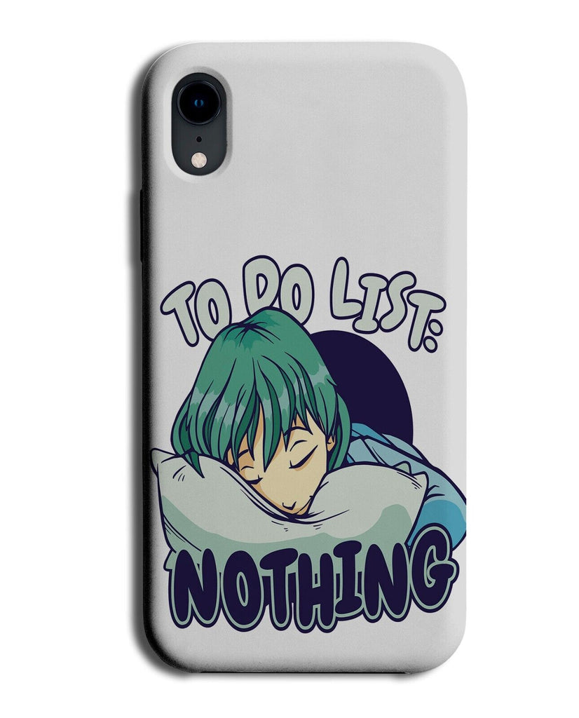 Lazy Anime Boy Phone Case Cover Animes Style Sleeping Nap Napping Naps P456