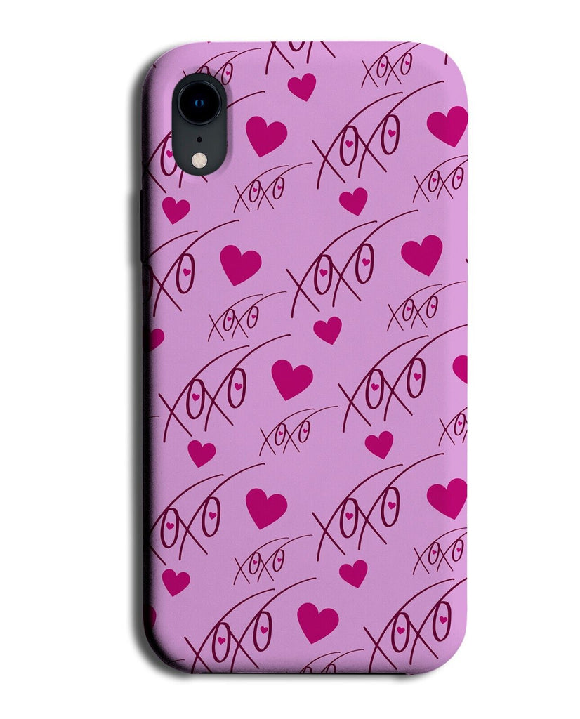XOXO Love Hearts Pattern Phone Case Cover Love Hugs and Kisses Xs Os Girly DE68