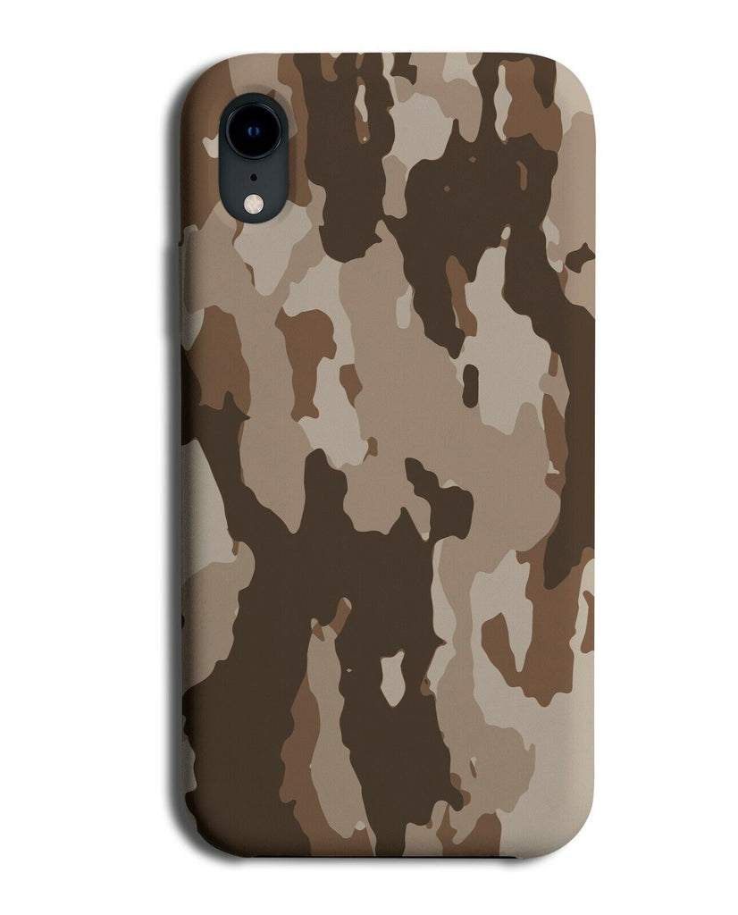 Brown Muddy Army Camo Print Phone Case Cover Design Camouflage Mud K767