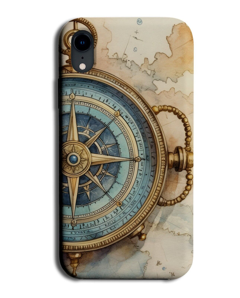 Compass Design Phone Case Cover Compas Pocketwatch Picture Nautical Explore DG39