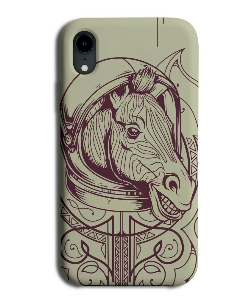 Vintage Zebra Print Phone Case Cover Animal Drawing Retro Colouring E479