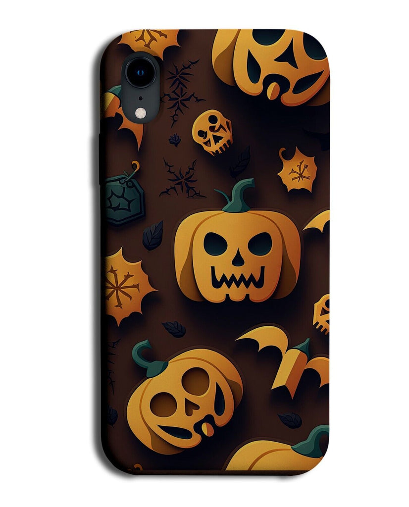 Pumpkin Faces Phone Case Cover Pumpkins Heads Carvings Carve Halloween Jack CF30