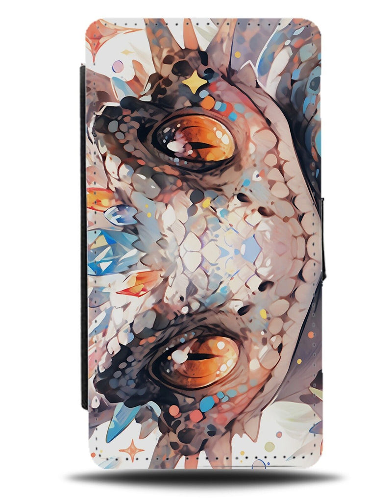 Bearded Dragon Novelty Flip Wallet Case Design Dragons Beard Lizard Lizards DC89