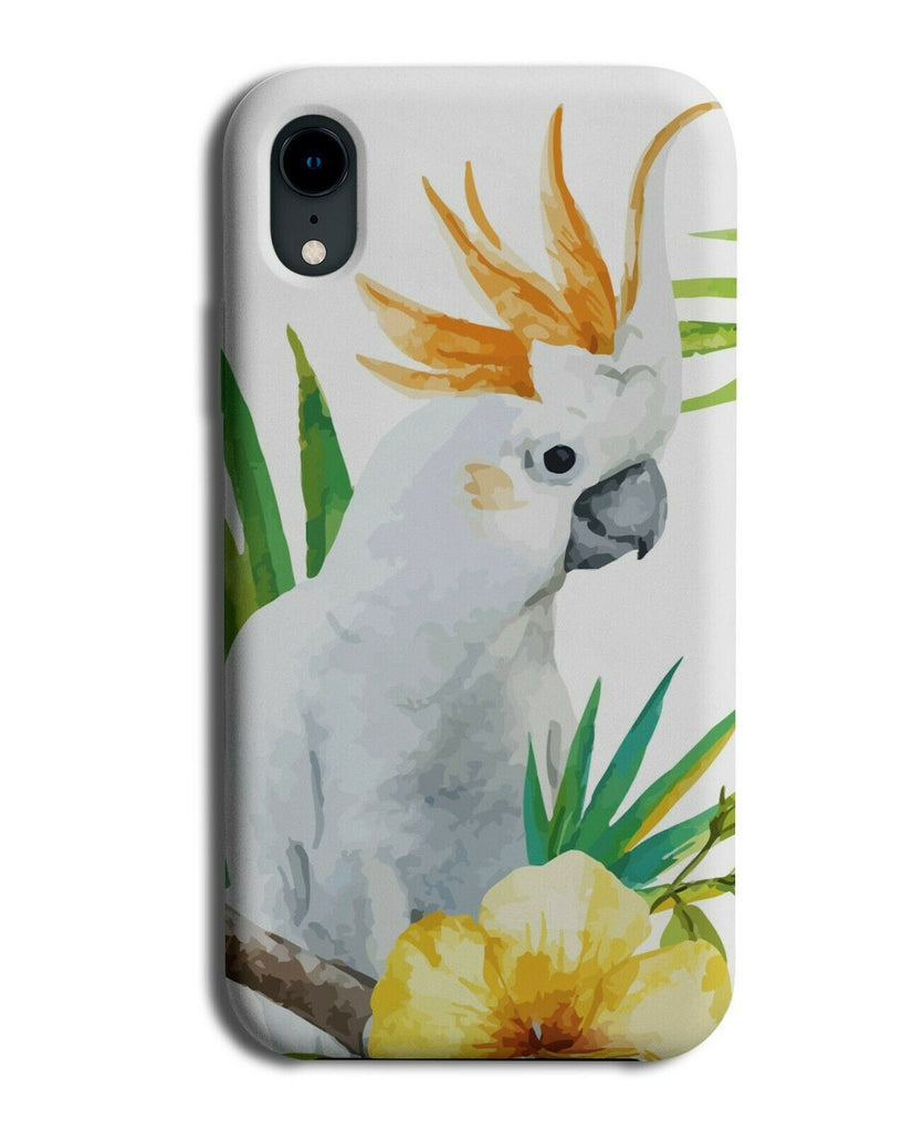 Cockatoo Bird Phone Case Cover Cockatoos Birds Parrot Parrots Flowers H024
