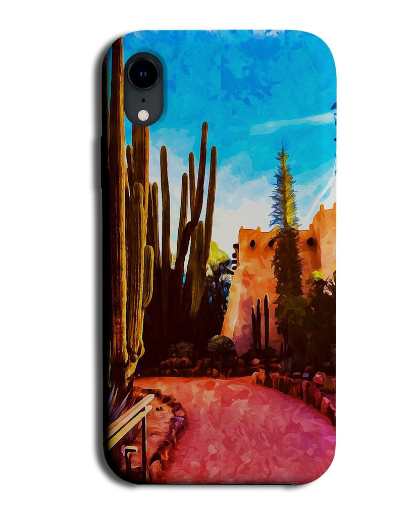 Desert Painting Phone Case Cover Phoenix Arizona New Mexico Cactus Cowboy LP95