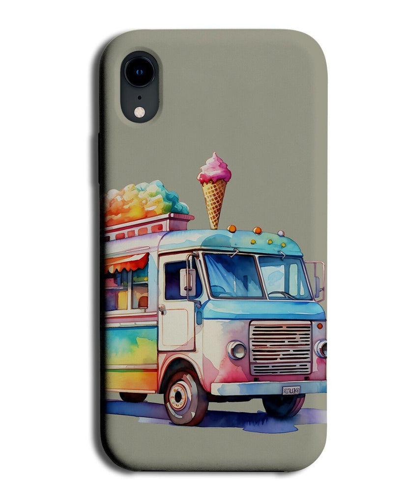 Colourful Ice Cream Van Phone Case Cover Vans Truck Trucks Vintage 60s 50s CF95