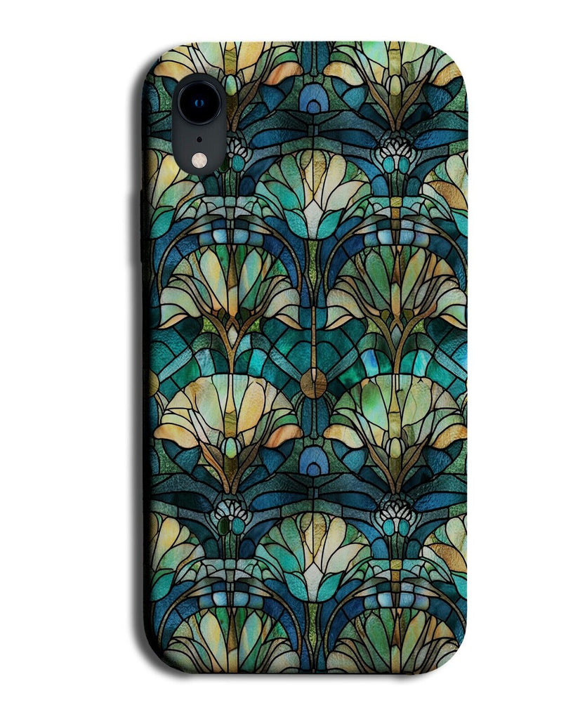 Stained Glass Peacock Feathers Design Phone Case Cover Peacocks Look Style CC95