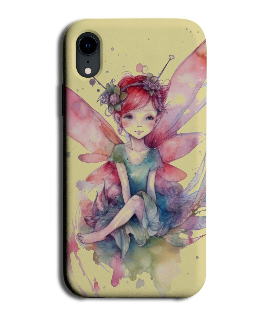 Pink Haired Gothic Fairy Phone Case Cover Goth Wings Gothic Artwork Art BE55