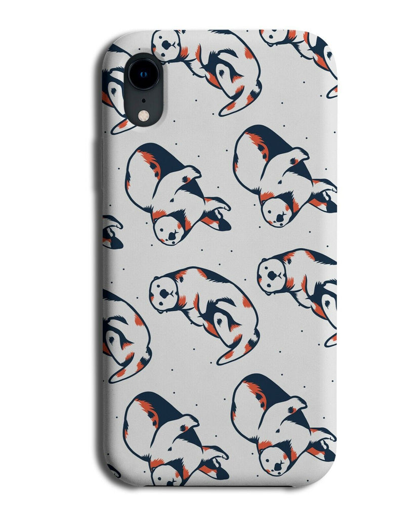 Duo Tone Sea Otter Phone Case Cover Otters Cartoon Weasel Pattern K859