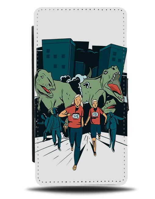 Funny Dinosaur Marathon Runners Phone Cover Case Running Race Athlete J246