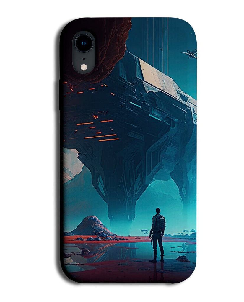 Outer Space Scifi Phone Case Cover Sci-Fi Sci Fi Spaceship Planets Style CG57