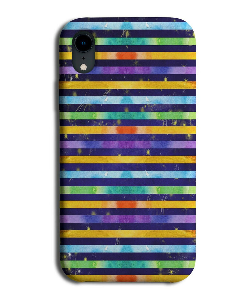 Colourful Space Lines Phone Case Cover Solar Rainbow Paint Drips E763