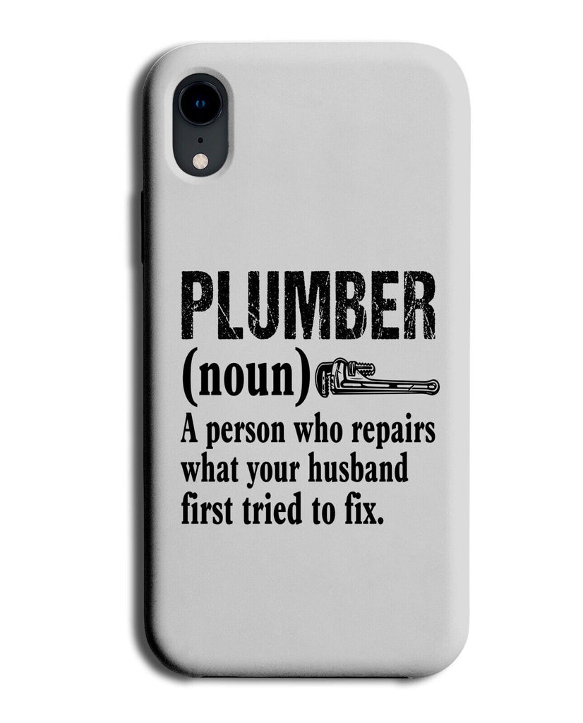 Funny Plumber Phone Case Cover Plumbing Tradesman Mens Gift Male Workmans P291