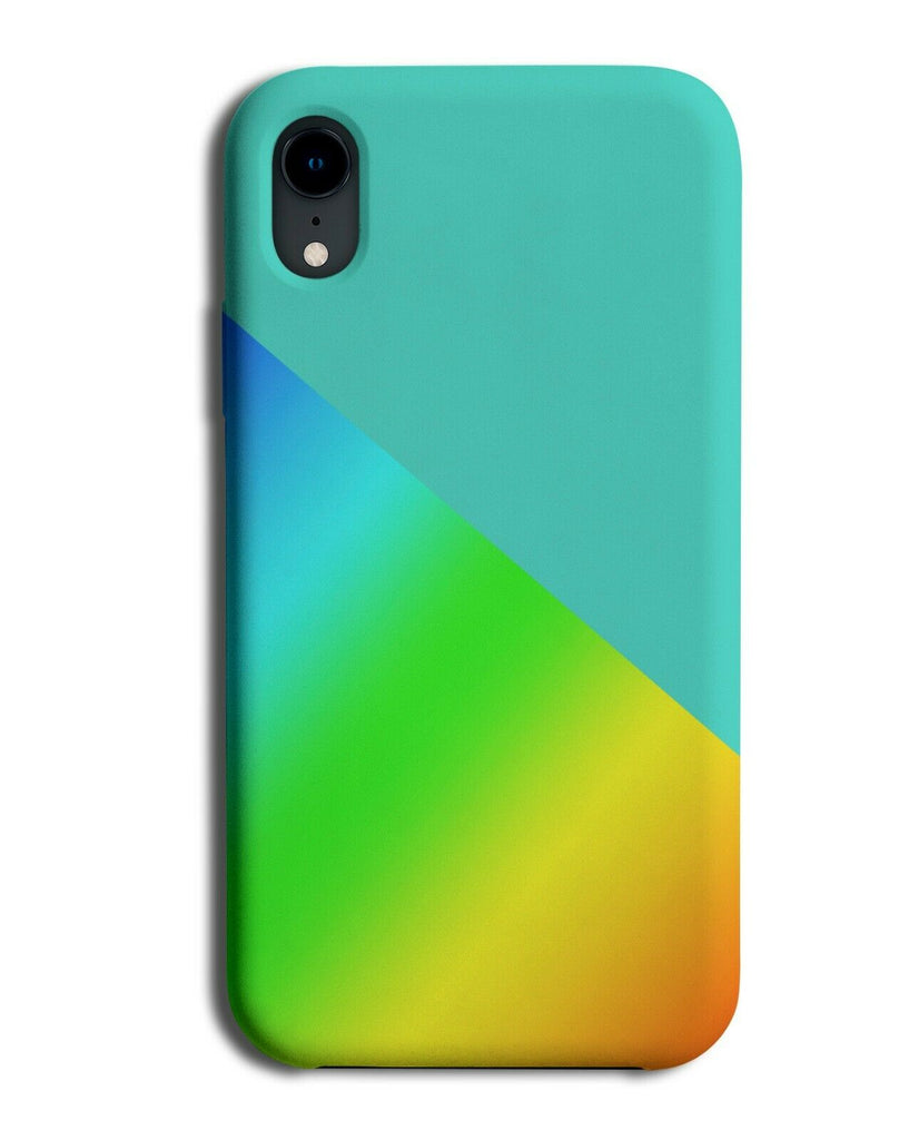 Turquoise Green & Multicoloured Phone Case Cover Multicolour Colouring i366