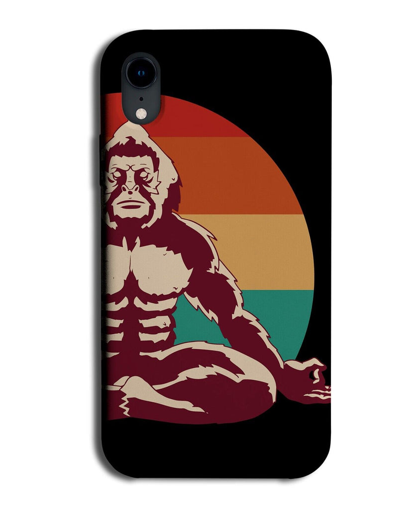 Meditating Big Foot Phone Case Cover Mediate Yoga Trance Relaxed Monster P506