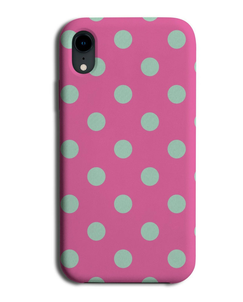 Hot Pink and Mint Green Polka Dots Phone Case Cover Dots Light Pastel Pale i571