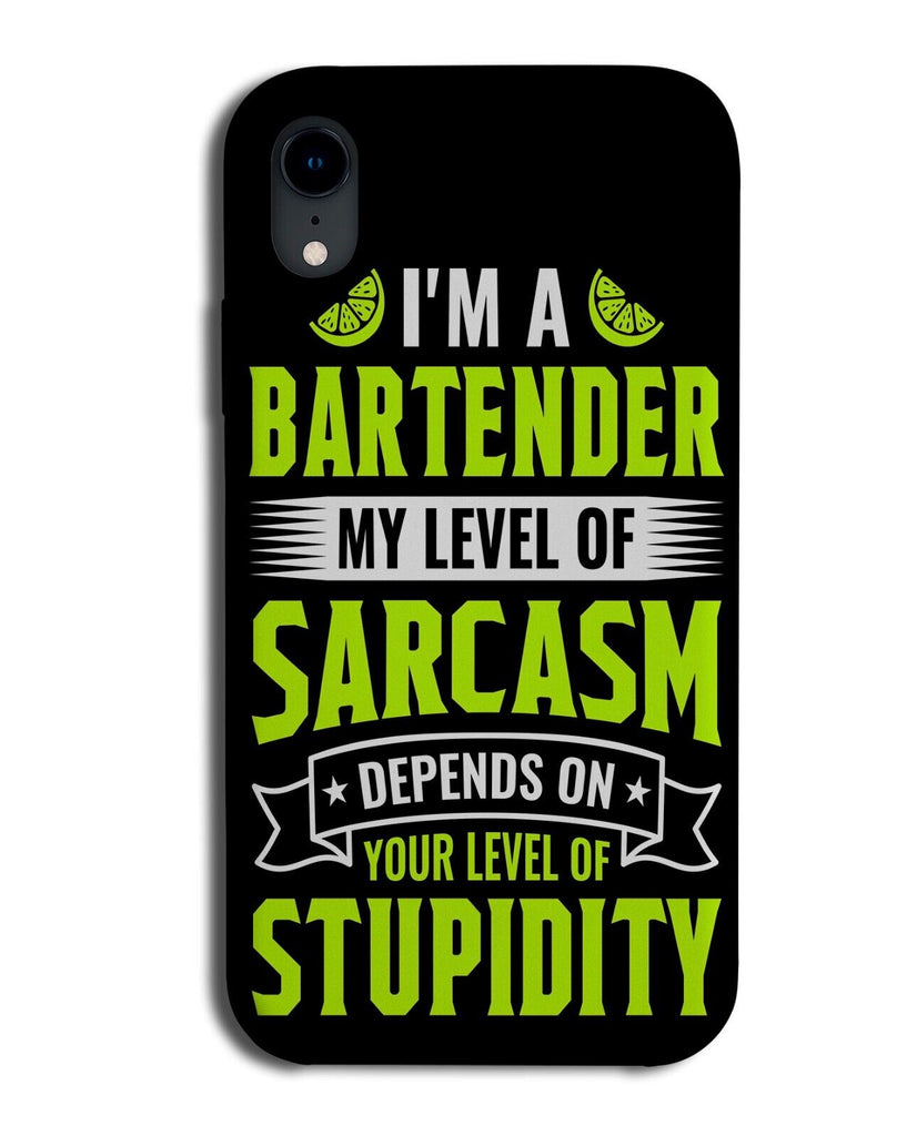 Funny Bartender Phone Case Cover Quote Bar Tender Bartenders Sarcasm Barman P258