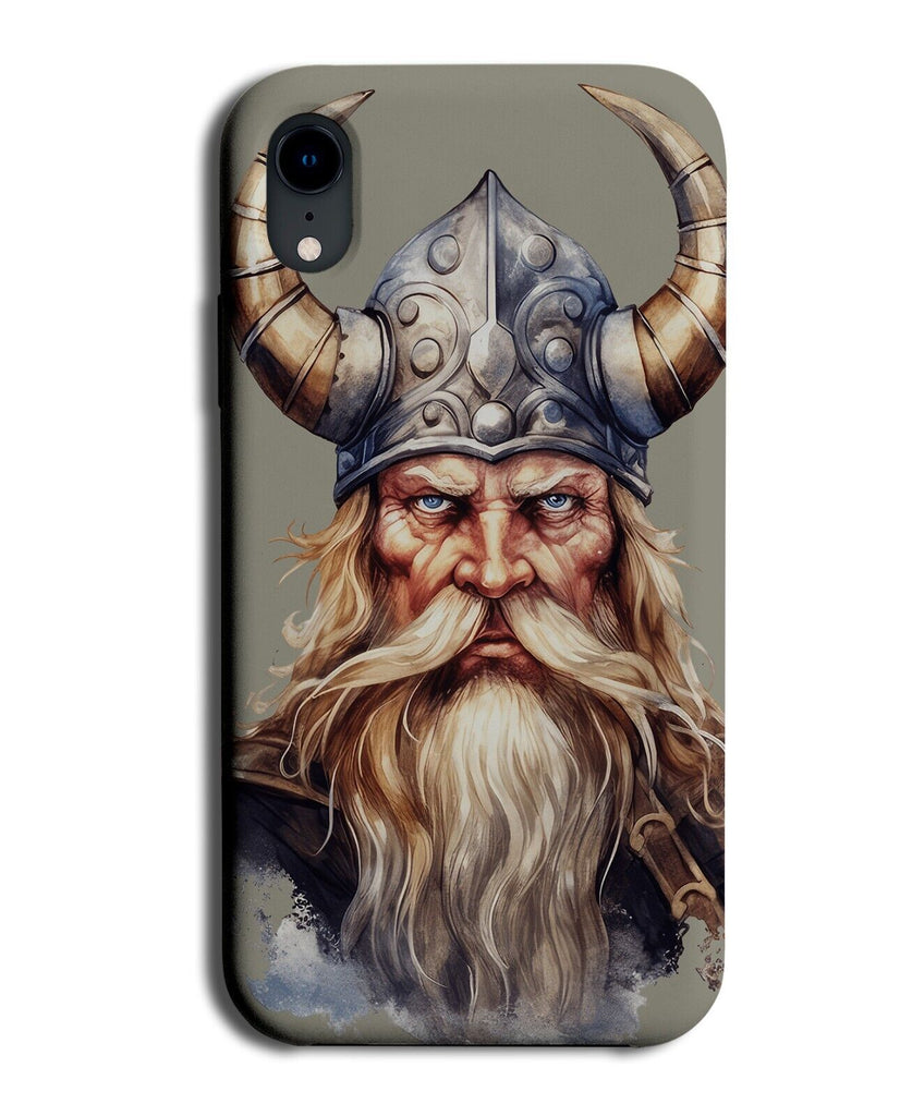 Viking Warrior Phone Case Cover Nordic Scandinavian Vikings Helmet Crown CT38