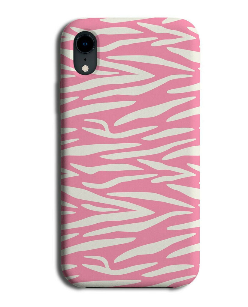 Hot Pink and White Safari Pattern Print Phone Case Cover Patterned Design F668