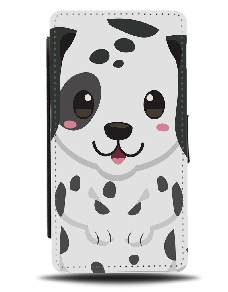 Cartoon Dalmatian Puppy Flip Wallet Case Dalmatians Kids Dog Dogs Childrens AD16