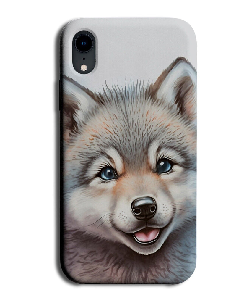 Baby Wolf Phone Case Cover Wolves Wolf Babies Pup Puppy Painting Art Print AD58