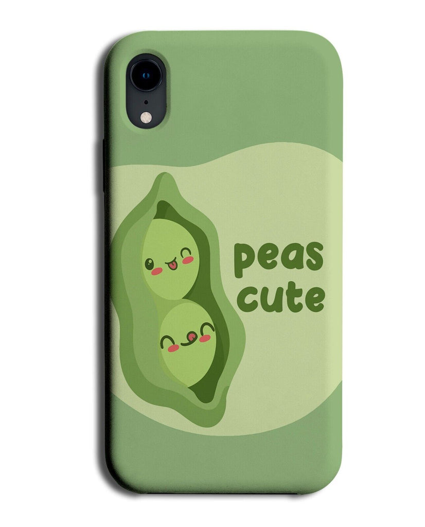 Cute Peas In A Pod Phone Case Cover Pea Veggie Green Beans Faces Cute P289