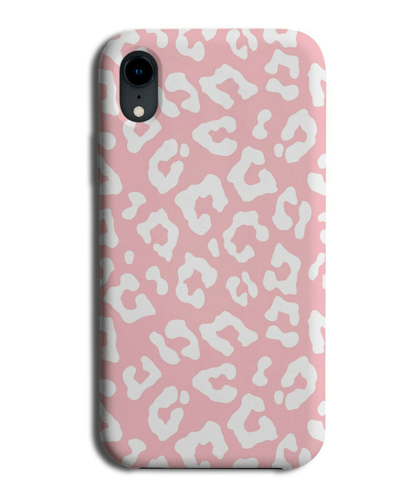 Baby Pink Safari Print Phone Case Cover Pattern Dots Animals Womens Cheetah F100