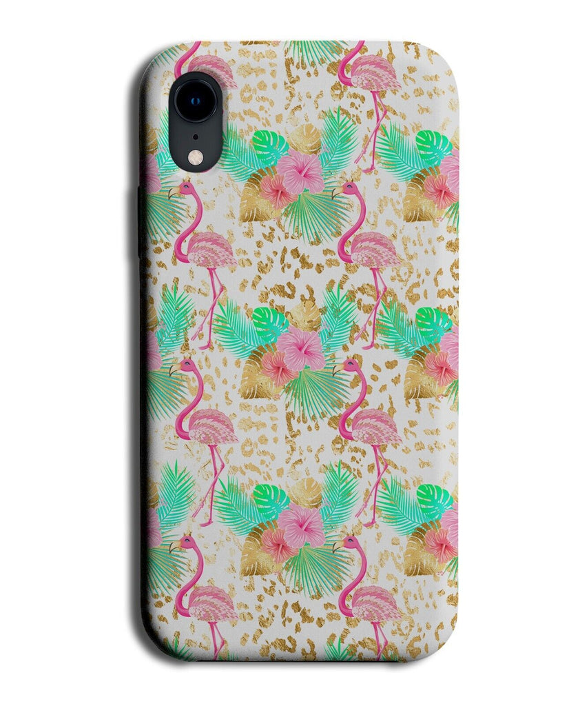 Flamingos Pattern Phone Case Cover Summer Tropical Style Palm Tree Pink BB99