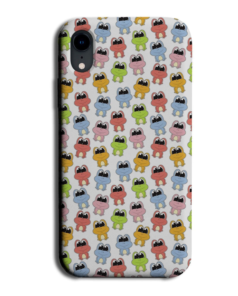 Colourful Frogs Phone Case Cover Frog Froggy Cartoon Faces Bodies Kids Cute AY26