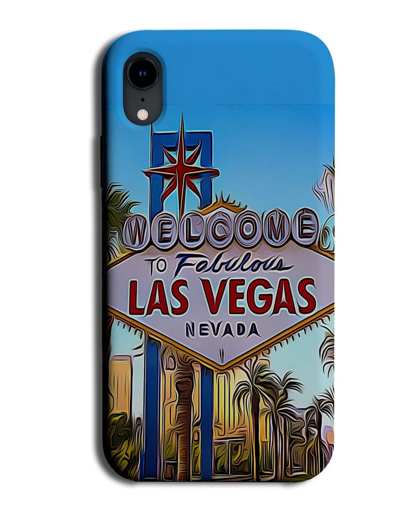 Las Vegas Sign Phone Case Cover Strip Welcome To Fabulous Signs Souvenir BP35