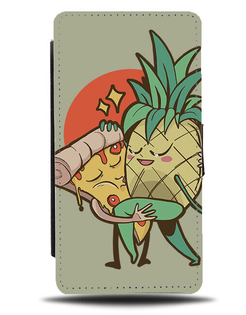 Pineapple and Pizza Relationship Flip Wallet Case Couple On Pineapples K035