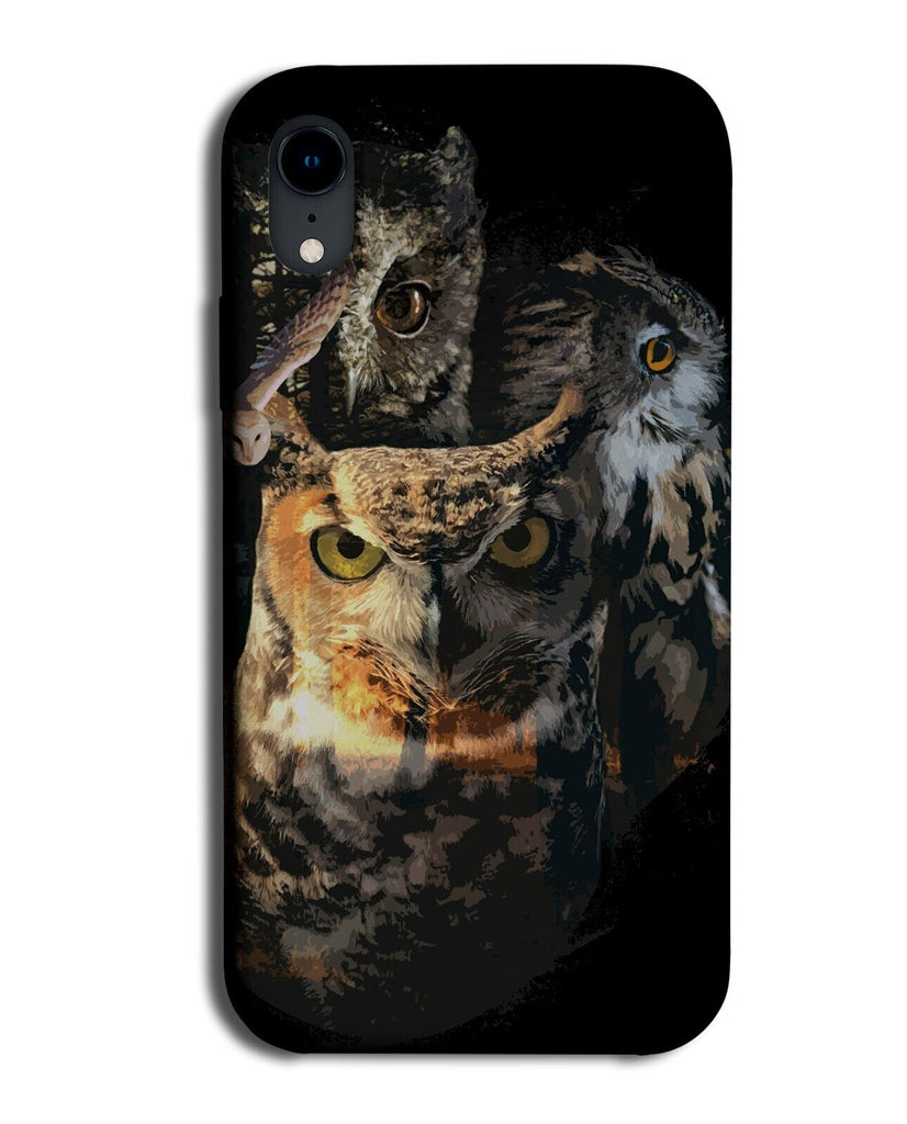 Nightowl Phone Case Cover Night Owl Owls Bird Picture Photo Novelty Forest Q400