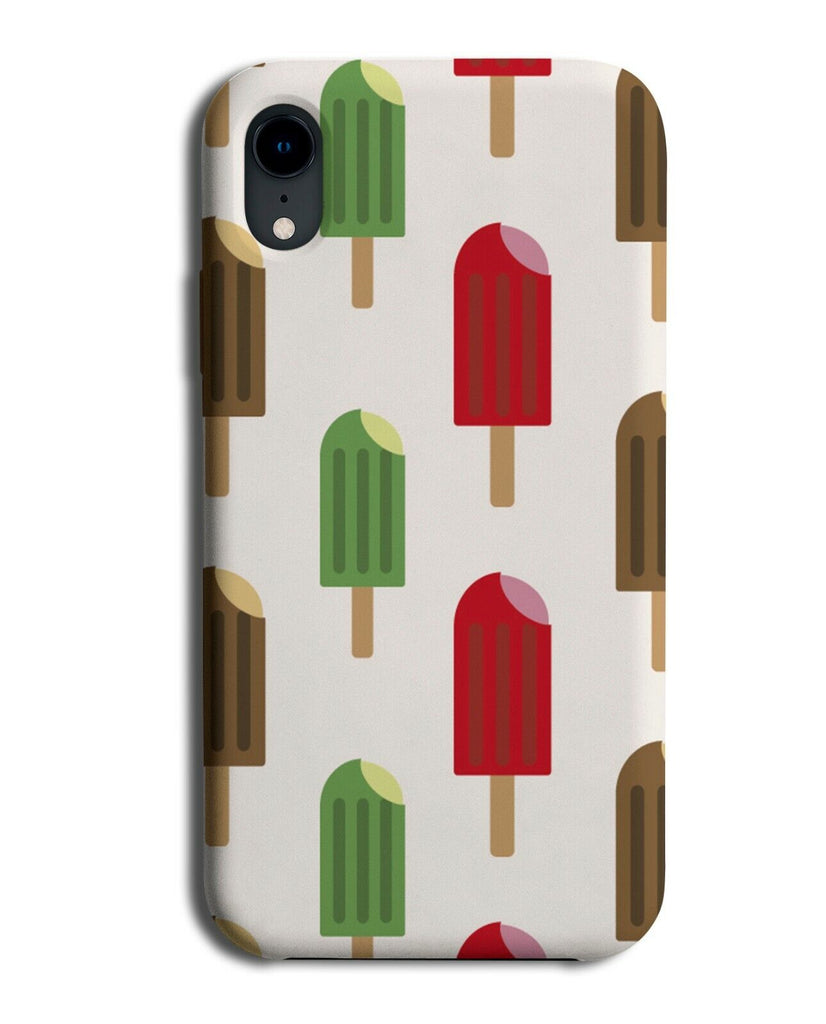Retro Colourful Ice Lollys Phone Case Cover Lolly Lollies Cartoon Cream E626