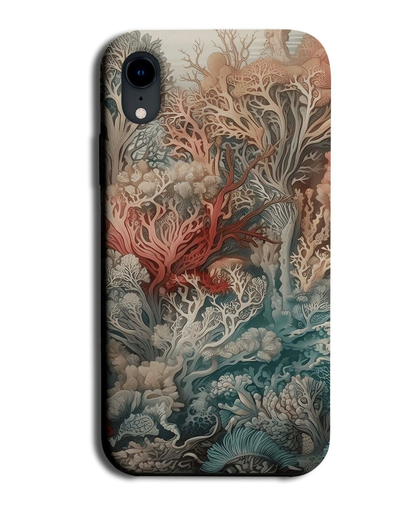 Vintage Coral Reef Phone Case Cover Peacock Sea Style Botanical Gardens CZ75